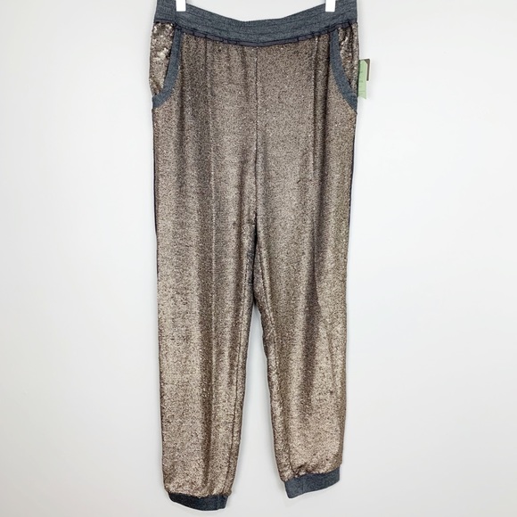 Anthropologie Pants - Anthropologie | Starry Night Joggers Sequin Pants